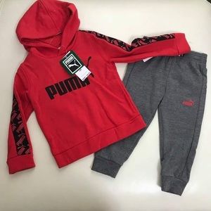 Puma baby boy warm outfit pants hoodie 1002
